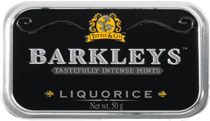 Barkleys Liquorice Candy 50g - Tastefully Intense Mints - Image 1